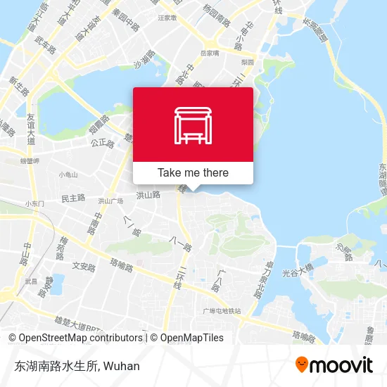 东湖南路水生所 map