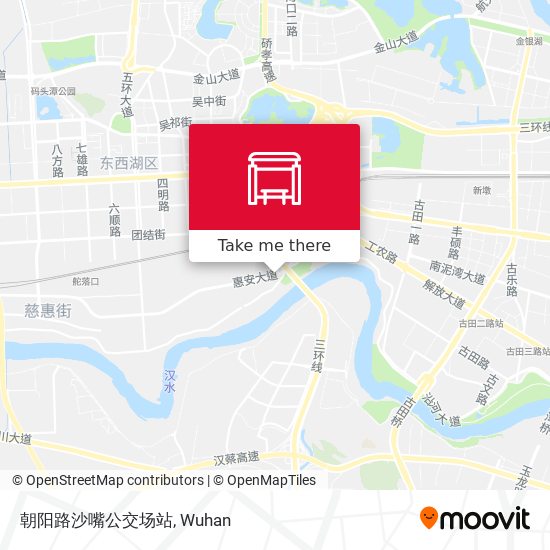 朝阳路沙嘴公交场站 map