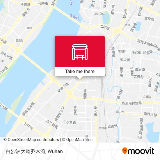 白沙洲大道乔木湾 map