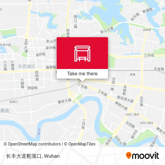 长丰大道舵落口 map