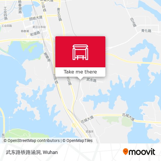 武东路铁路涵洞 map