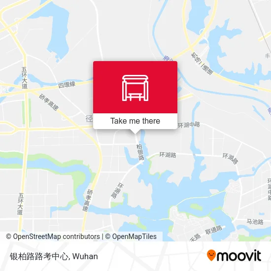 银柏路路考中心 map