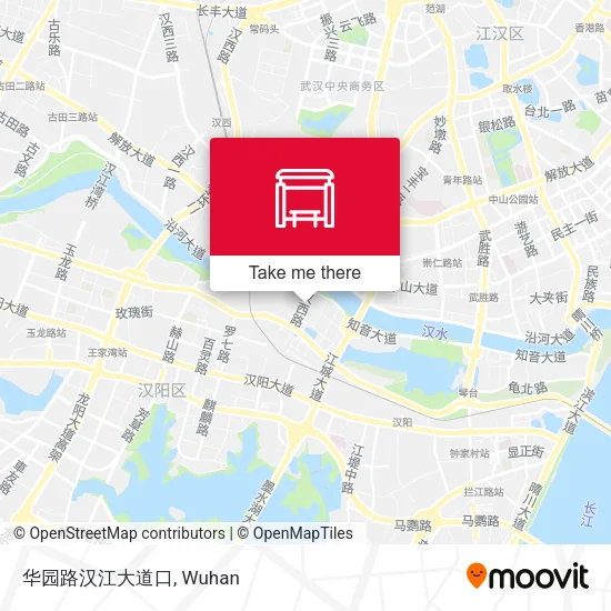 华园路汉江大道口 map
