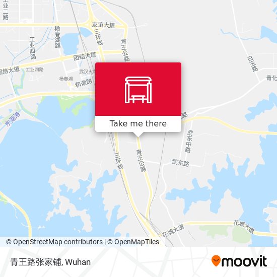 青王路张家铺 map