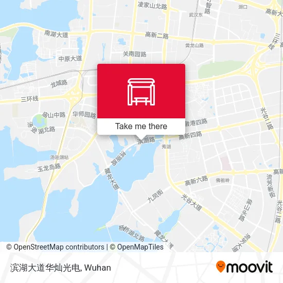 滨湖大道华灿光电 map