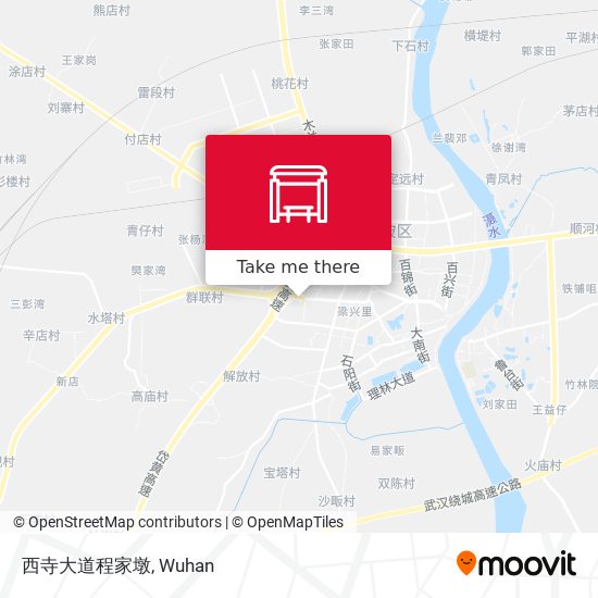 西寺大道程家墩 map