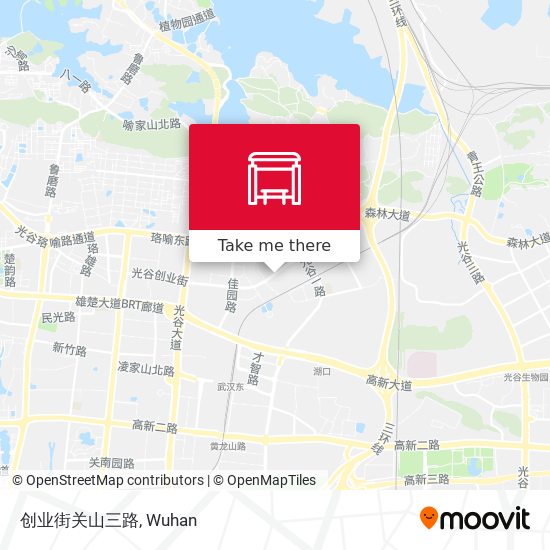 创业街关山三路 map