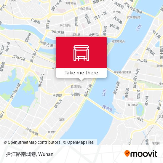 拦江路南城巷 map