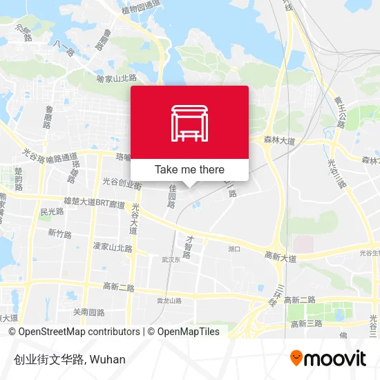 创业街文华路 map