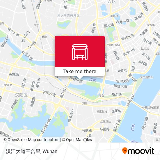 汉江大道三合里 map