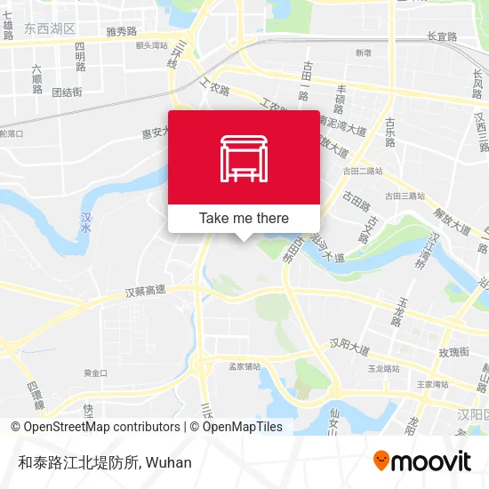 和泰路江北堤防所 map