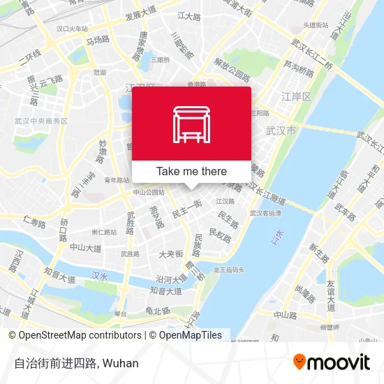 自治街前进四路 map