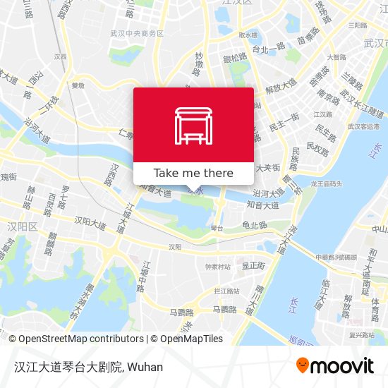 汉江大道琴台大剧院 map