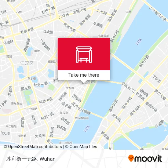 胜利街一元路 map