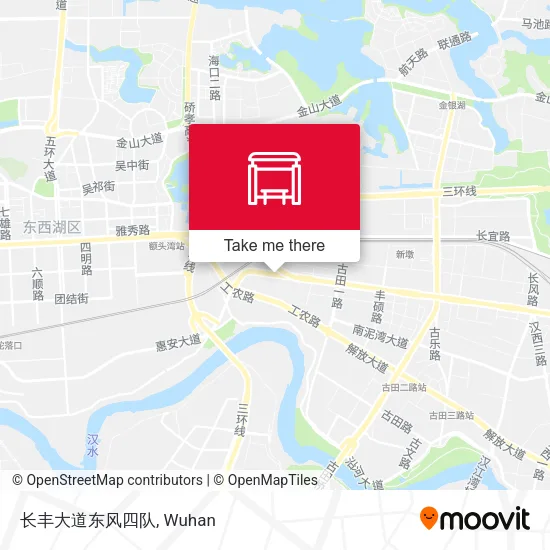 长丰大道东风四队 map