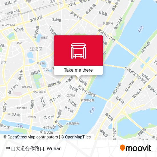中山大道合作路口 map