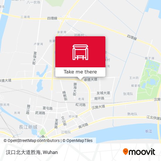 汉口北大道胜海 map