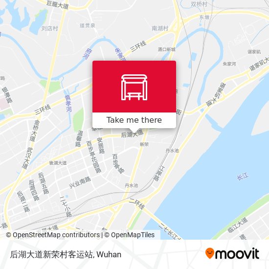 后湖大道新荣村客运站 map