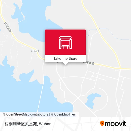 梧桐湖新区凤凰苑 map