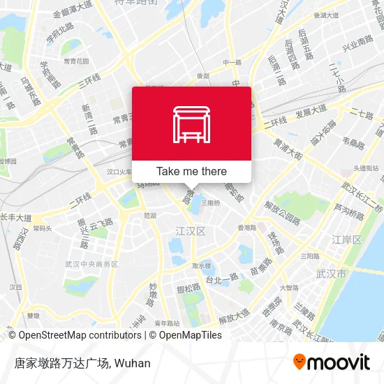 唐家墩路万达广场 map