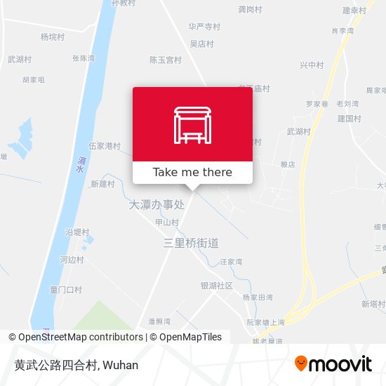 黄武公路四合村 map