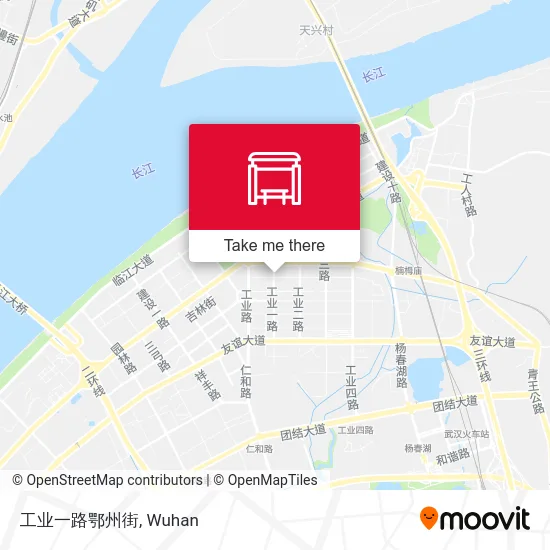 工业一路鄂州街 map