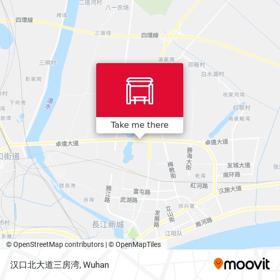 汉口北大道三房湾 map