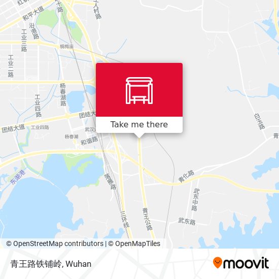 青王路铁铺岭 map