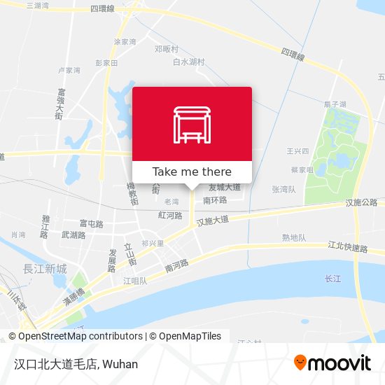 汉口北大道毛店 map