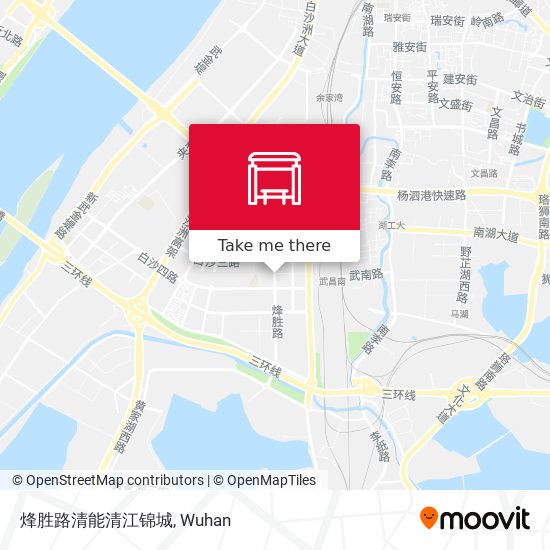 烽胜路清能清江锦城 map