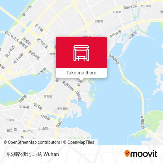 东湖路湖北日报 map