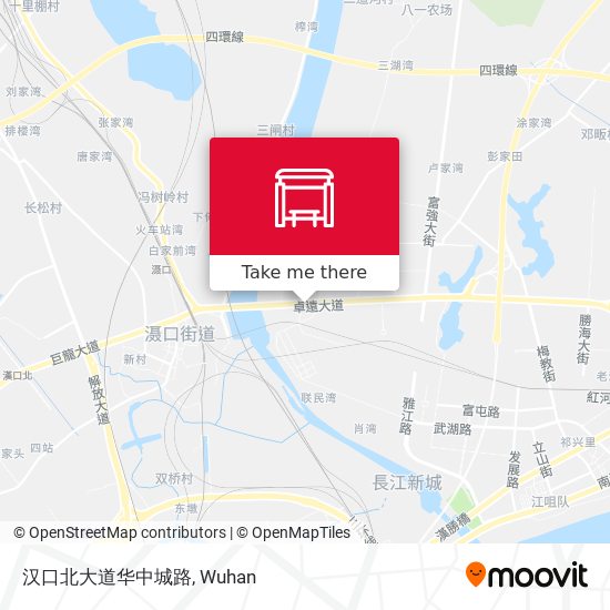 汉口北大道华中城路 map