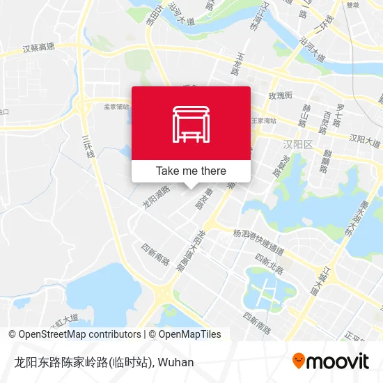 龙阳东路陈家岭路(临时站) map