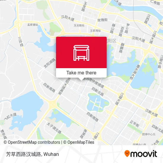 芳草西路汉城路 map