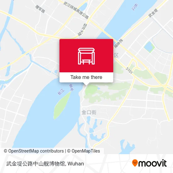 武金堤公路中山舰博物馆 map