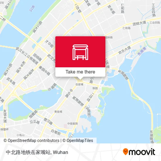 中北路地铁岳家嘴站 map