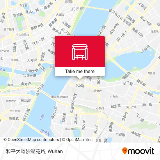 和平大道沙湖苑路 map