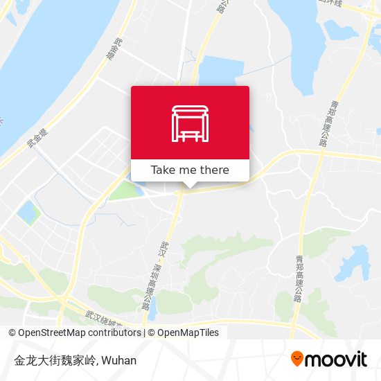 金龙大街魏家岭 map