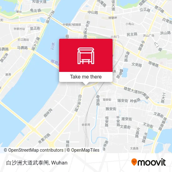白沙洲大道武泰闸 map