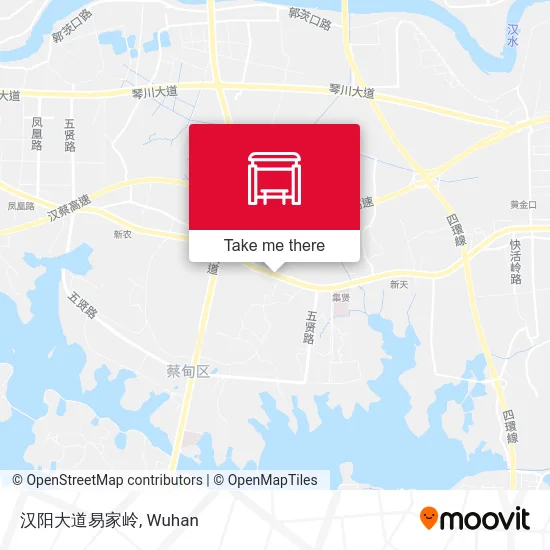 汉阳大道易家岭 map