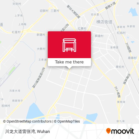 川龙大道雷张湾 map