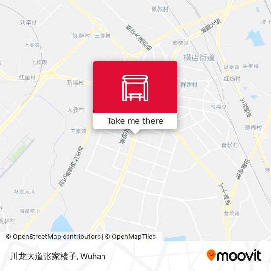 川龙大道张家楼子 map