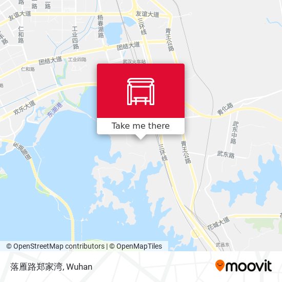 落雁路郑家湾 map