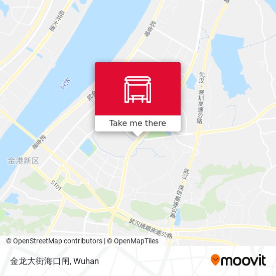 金龙大街海口闸 map