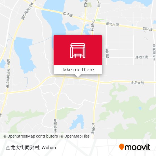 金龙大街同兴村 map