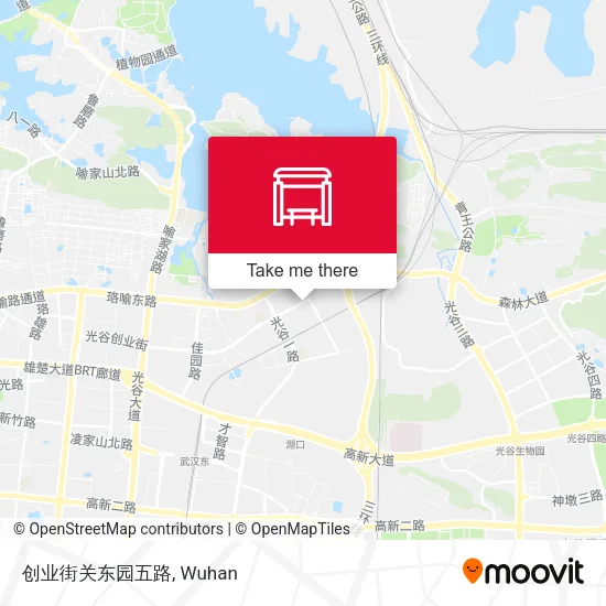 创业街关东园五路 map