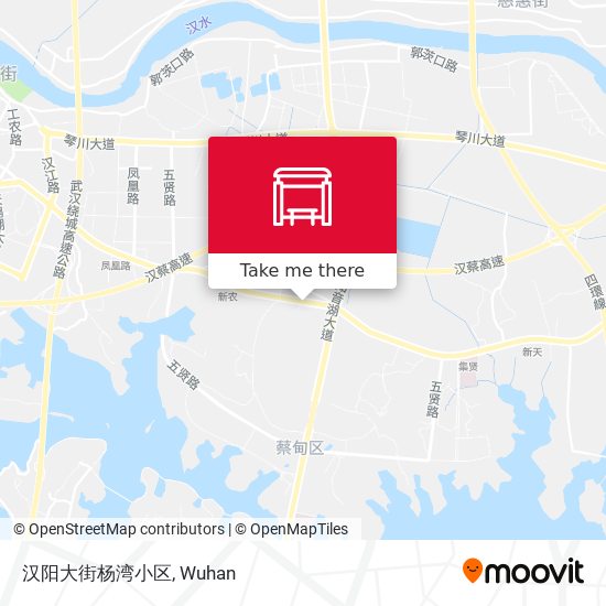 汉阳大街杨湾小区 map