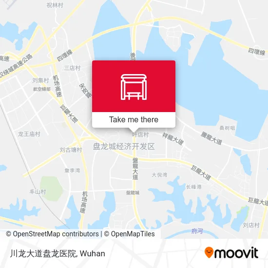 川龙大道盘龙医院 map