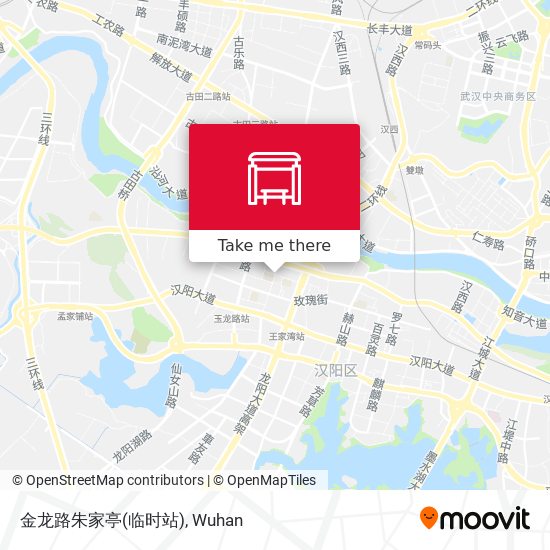 金龙路朱家亭(临时站) map