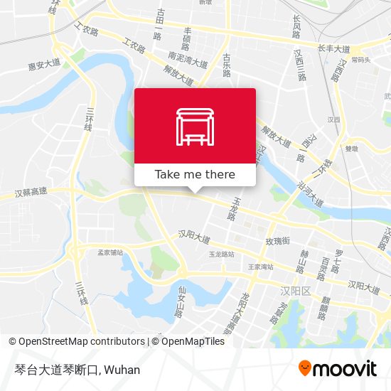 琴台大道琴断口 map